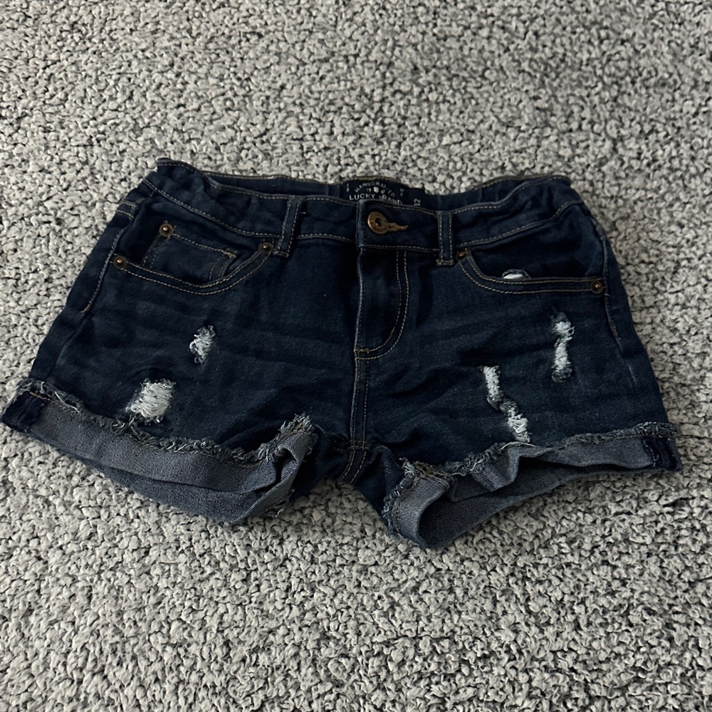 Lucky Brand Dark Blue Jean Shorts